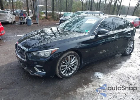 2019 Infiniti Q50 3.0T Luxe z USA, uszkodzony, nr VIN JN1EV7AP9KM518487